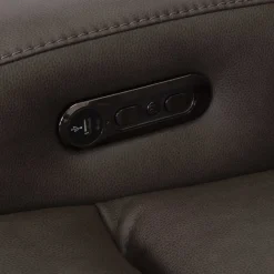 Wilson Power Reclining Console Loveseat with Massage