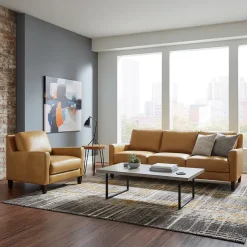 York Leather Sofa