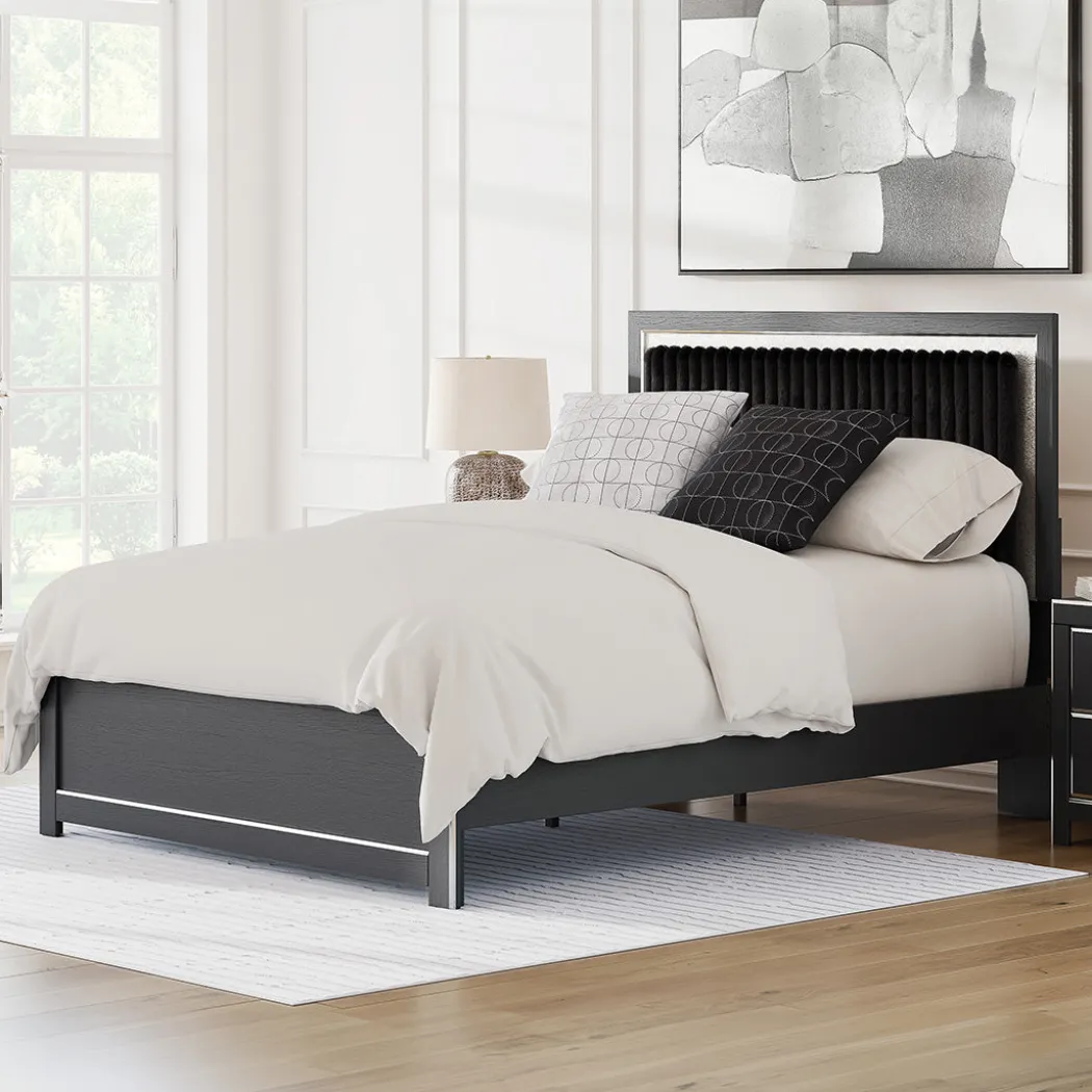 Zuraleus Upholstered Panel Bed