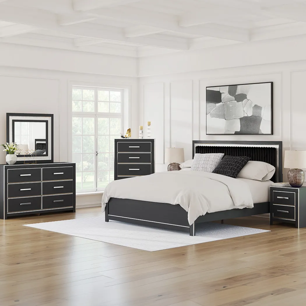 Zuraleus Upholstered Panel Bed