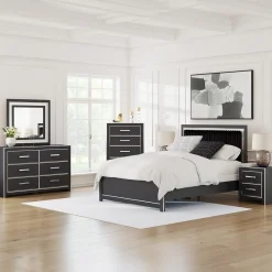 Zuraleus Upholstered Panel Bed