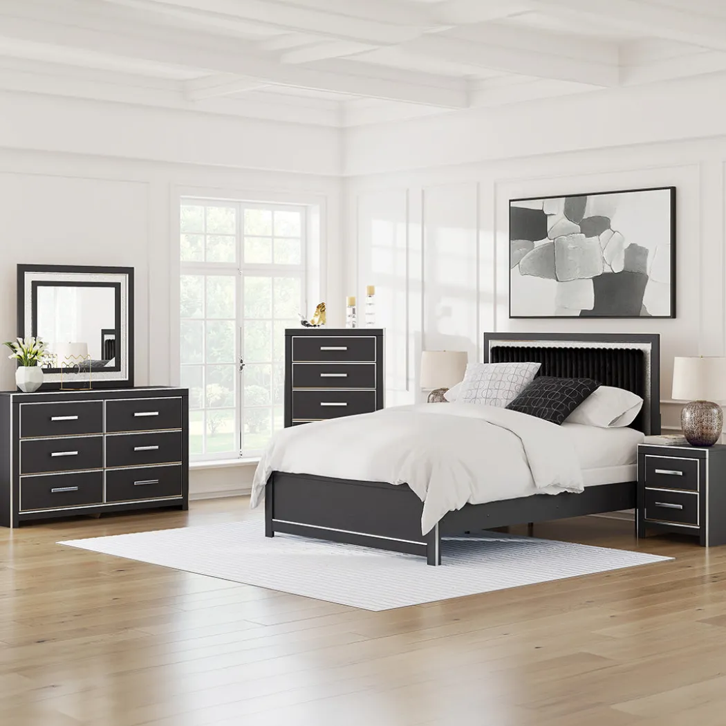 Zuraleus Upholstered Panel Bed